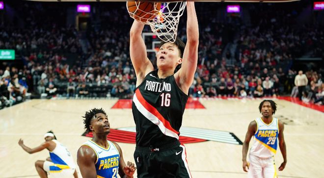 杨瀚森G联赛爆发震撼波特兰媒体，开拓者眼光获