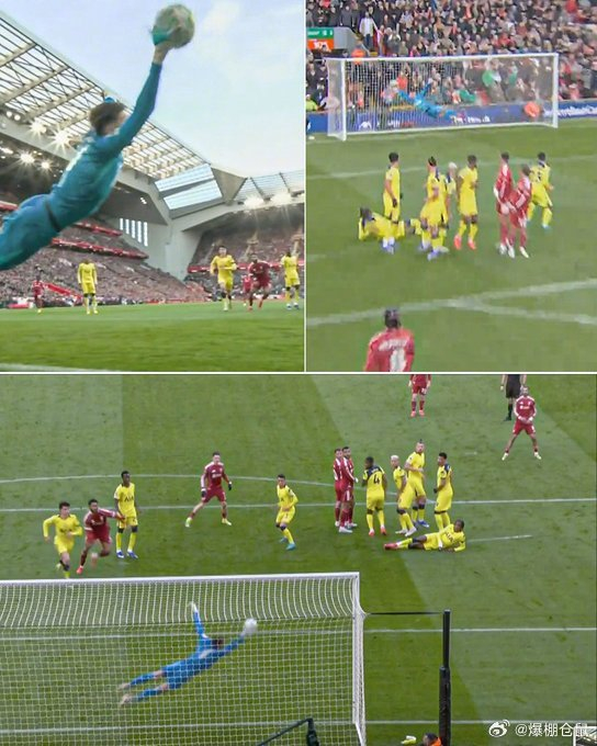 索博斯洛伊任意球破门掀翻热刺，维卡里奥失误