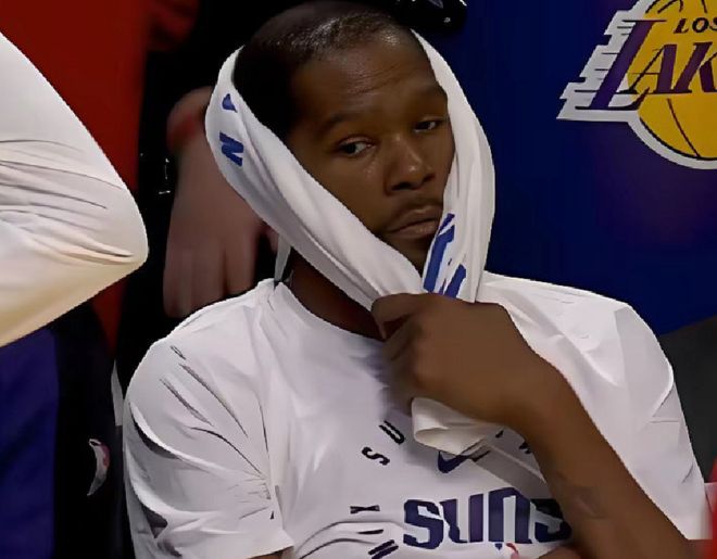 杜兰特膝盖挫伤或影响火箭VS湖人G1对决